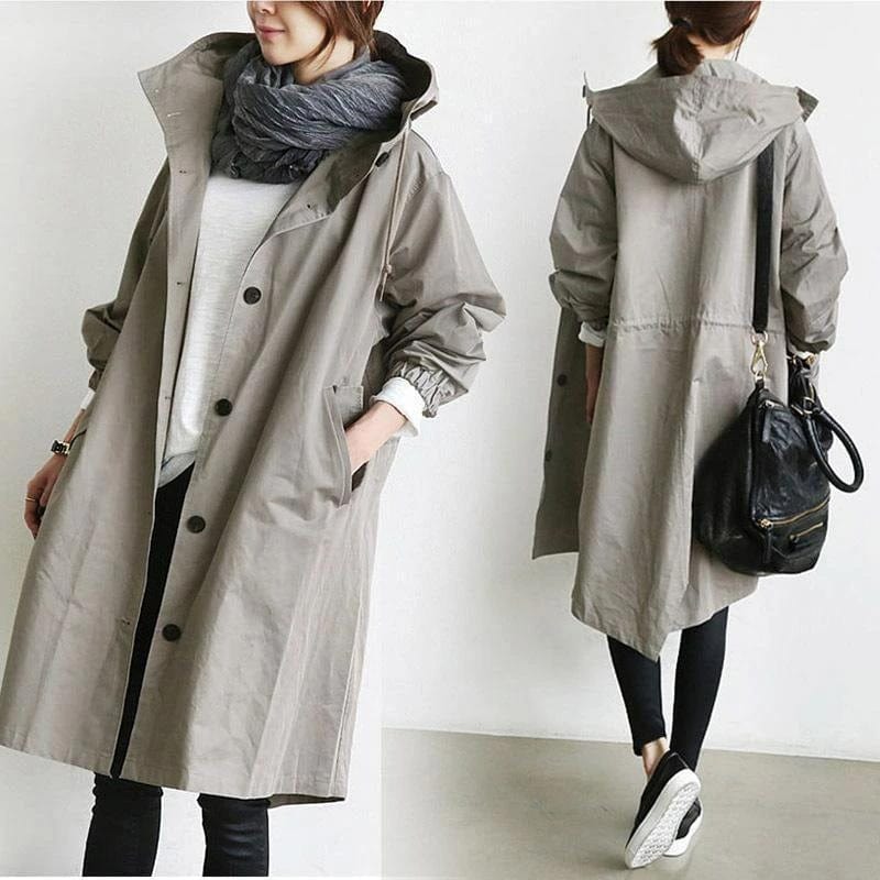 Parisien Raffiné｜Imperméable trench-coat élégant